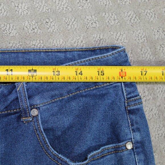 C est 1946 Denim Women's 12P High Rise Straight Leg Blue Jeans - Picture 3 of 5